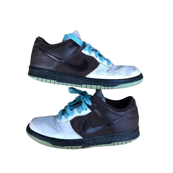 Vintage 2008 Nike Dunk Low 'White Baroque Brown' Size 6 - Picture 7 of 16